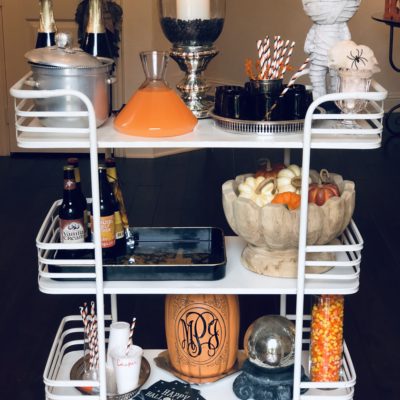 Halloween Bar Cart